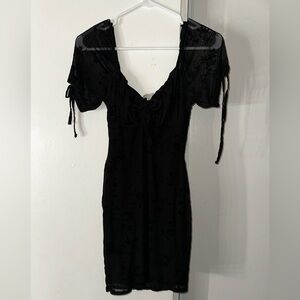 Topshop Black Mini Dress